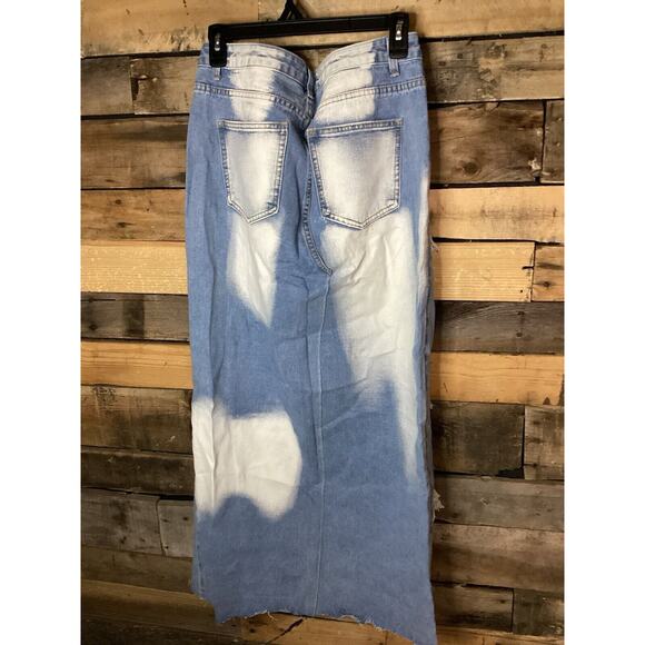 Uniq Light Denim Jean Skirt XL - Picture 3 of 4